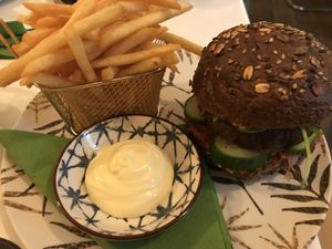 Beyond burger ❤️ at eetcafé MAÏS in Zutphen