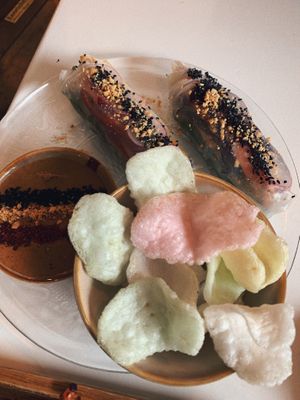 Summer rolls  at eetcafé MAÏS in Zutphen