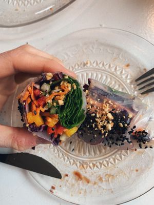 Summer rolls  at eetcafé MAÏS in Zutphen