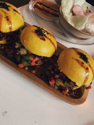 Rainbao buns  at eetcafé MAÏS in Zutphen