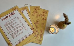 Ruime menukaart   at eetcafé MAÏS in Zutphen