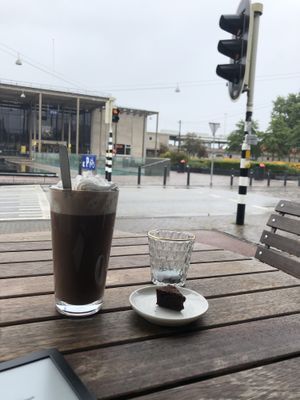 Vegan hot choc at eetcafé MAÏS in Zutphen