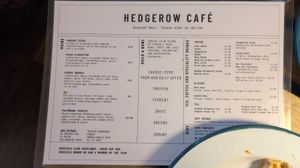 Menu  at The Hedgerow Hound in Plymouth