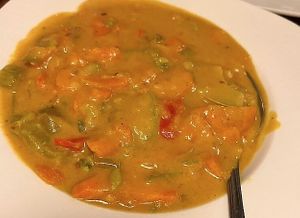 Vegetarian Satay at Blooming Cactus in Lanzarote