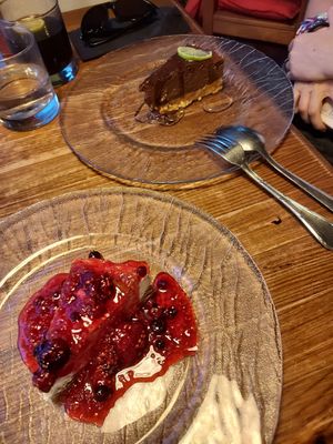 Very yummy desserts at Blooming Cactus in Lanzarote