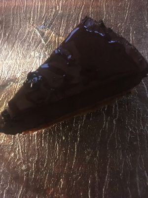 Chocolate cake at Blooming Cactus in Lanzarote