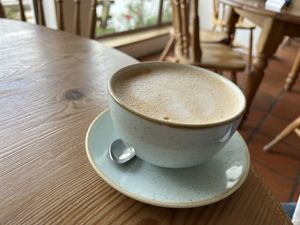 Weak cappuccino & americano   at The Beehive in Keel