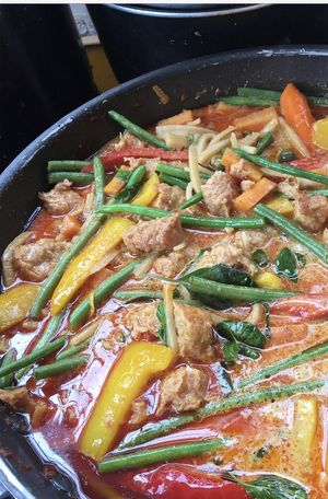 Cassava curry   at Assisted by Nature in South West London