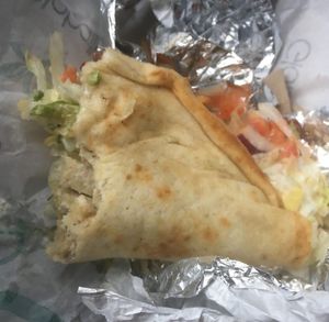 Chickun souvlaki at Odd Burger in Windsor