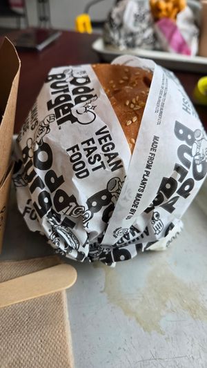 Famous burger at Odd Burger in Windsor