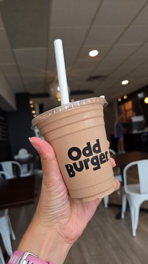 Chocolate shake at Odd Burger in Windsor
