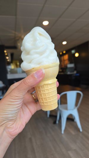 $1 soft serve on cone at Odd Burger in Windsor
