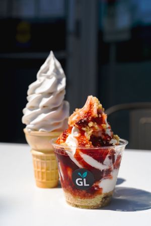 Soft serve & sundaes at Odd Burger in Windsor