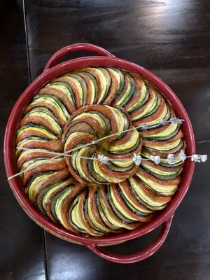 Ratatouille- very large serving be warned  at Yau Veggie Bistro 游 in New Territories