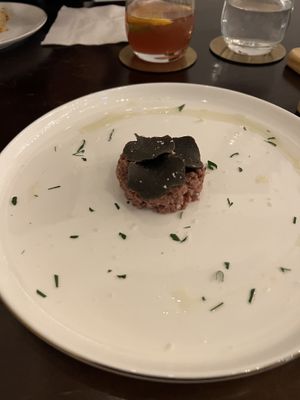 Carne Cruda all’albese  at Yau Veggie Bistro 游 in New Territories