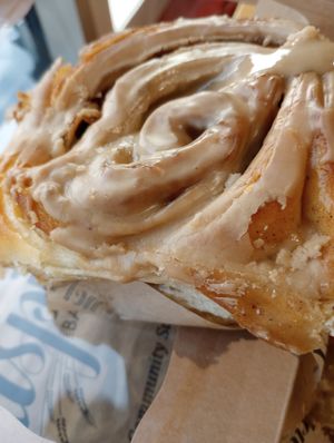 Vegan Maple Bun at Auspicious Baking Company in Savannah