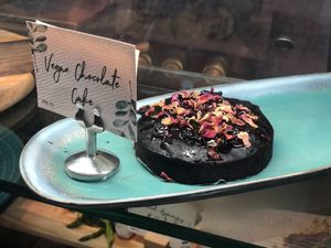 Our favourite Vegan Chocolate Cake at Parklife in Kuala Lumpur