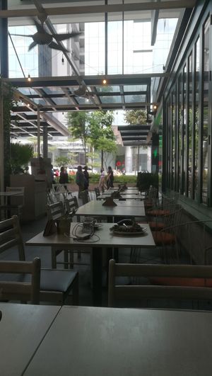 outdoor seating at Parklife in Kuala Lumpur