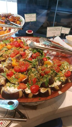 5. Roasted Eggplant with Basil, Tahini & Grilled Cherry Tomato

 at Parklife in Kuala Lumpur