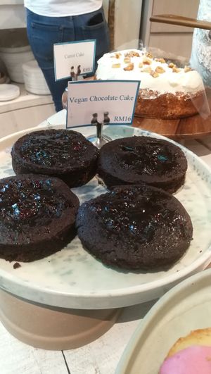 vegan desserts at Parklife in Kuala Lumpur