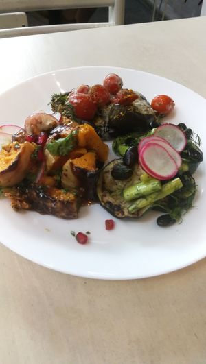 choice of 3 veggie dishes at Parklife in Kuala Lumpur