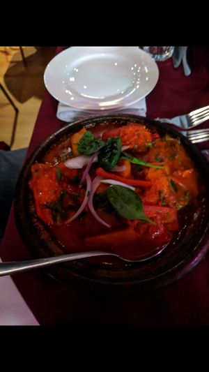 Harrissa vegetable tagine at Marrakech Restaurant in North Adelaide