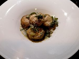 Eggplant  at Restaurante Amores in Tecate