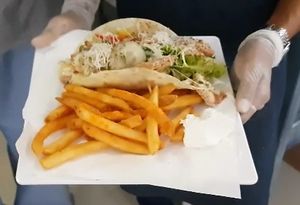 Vegan burger modified at ULB Café in Pattaya