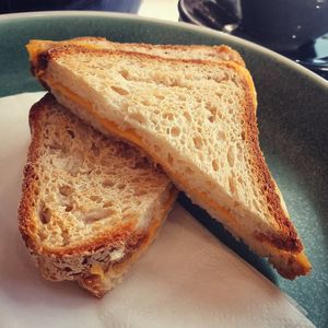 Toastie with vegan cheese at Beckman Street Deli in Glandore