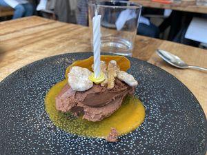 Vegan Chocolate and walnuts emulsion   at Tero in Brussels