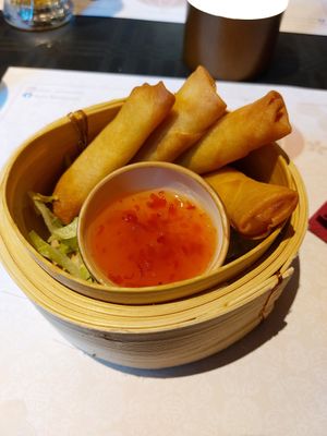 Spring rolls at Yuen Restaurant in Salzburg