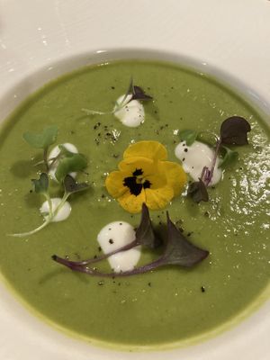 Crema de guisantes  at El Petit Vegà d'en Pep i la Laura in Tavertet