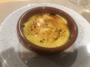 Crema catalana  at El Petit Vegà d'en Pep i la Laura in Tavertet