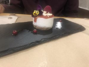 Cheesecake cridivegano  at El Petit Vegà d'en Pep i la Laura in Tavertet