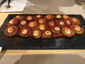 Bravas  at El Petit Vegà d'en Pep i la Laura in Tavertet