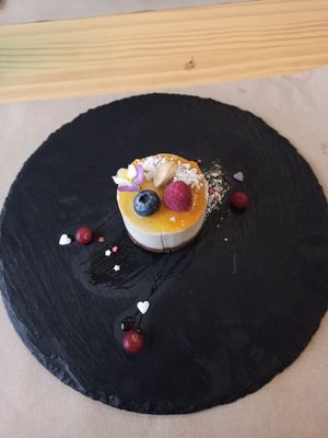 Cheesecake. at El Petit Vegà d'en Pep i la Laura in Tavertet