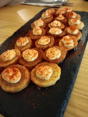 Patates braves at El Petit Vegà d'en Pep i la Laura in Tavertet