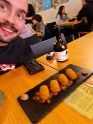 Croquetes at El Petit Vegà d'en Pep i la Laura in Tavertet