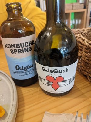 Kombutxa i cervesa at El Petit Vegà d'en Pep i la Laura in Tavertet