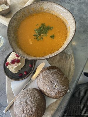 Gerookte tomatensoep  at De 4 Jaargetijden  in Epen