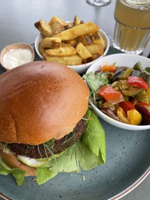 Falafel burger   at DeDAKKAS in Haarlem