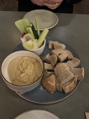 Vegan cheese fondue  at DeDAKKAS in Haarlem