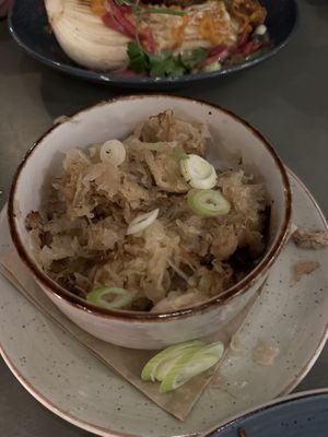 Roasted sauerkraut  at DeDAKKAS in Haarlem