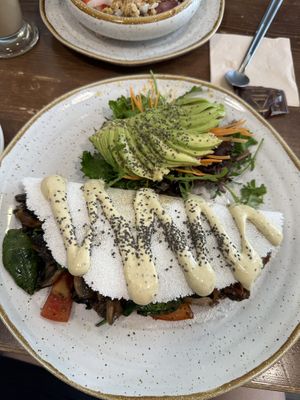 Vegan tapioca  at Mil Sabores in Lisbon