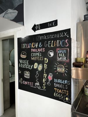 Menu   at Mil Sabores in Lisbon