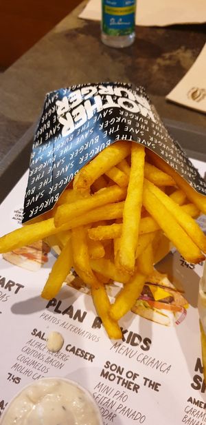 Great fries at Mother Burger - Amoreiras in Lisbon