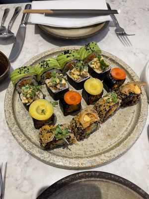 Maki set at Holy Carrot in London
