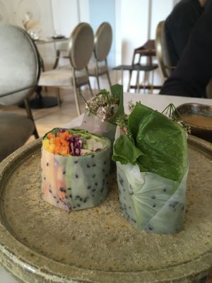 Vietnamese Style Green Roll at Holy Carrot in London