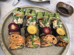 Maki set at Holy Carrot in London