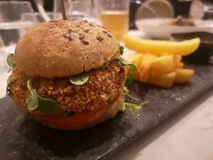 Crab Burger at Holy Carrot in London